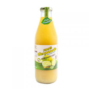 Pure bergamot juice al 100% with no added sugar (6 bottles of 1 liter)