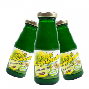 Calabrian bergamot squeezed juice BIO 100% pure (24 Bottles of 200 ml)